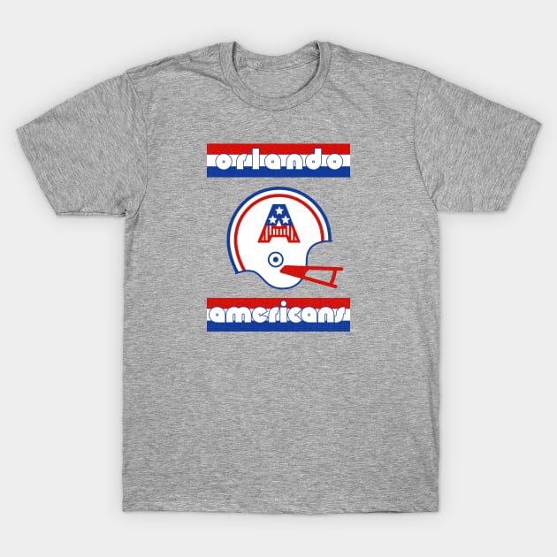 Defunct Orlando Americans AFA Football 1981 T-Shirt by LocalZonly